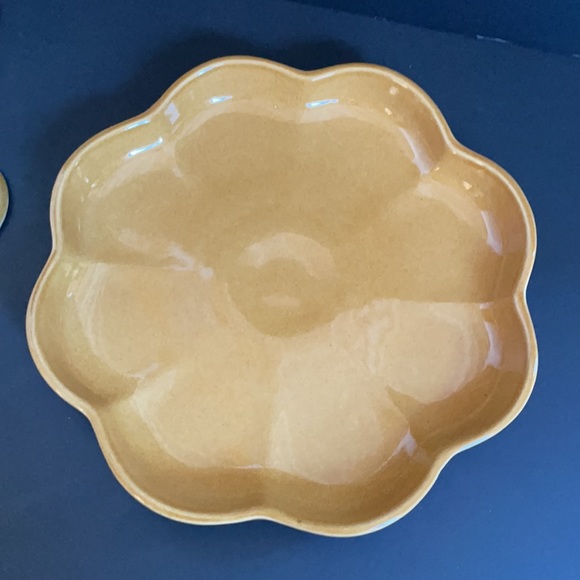 Vintage Ceramic Condiment Salsa Set Tray Jars Spoons - Picture 14 of 15